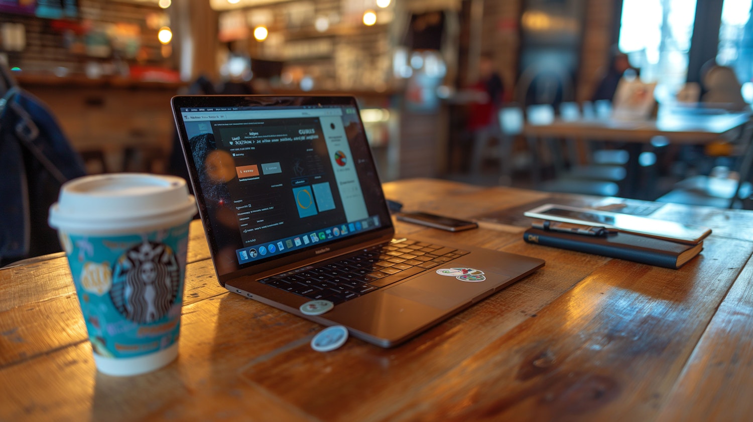 A person working efficiently from a remote location, showcasing the flexibility and modern appeal of a tech sales career.