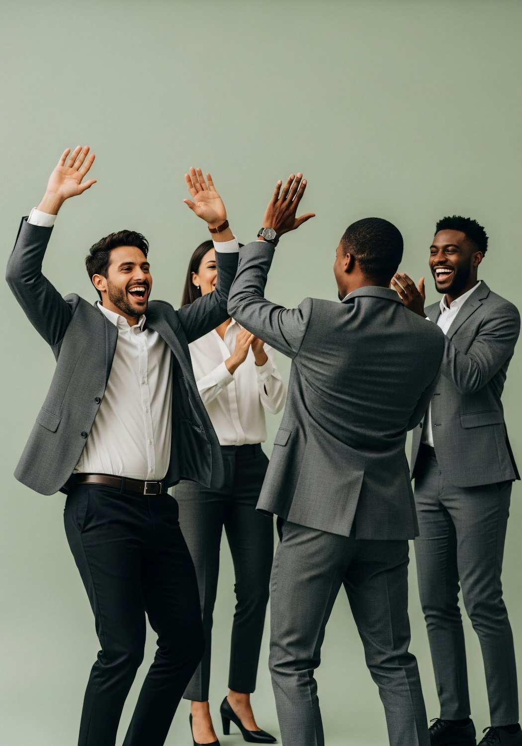 A smiling remote sales professional celebrating a successful deal on their laptop, with a backdrop suggesting a Florida location, highlighting earning potential.