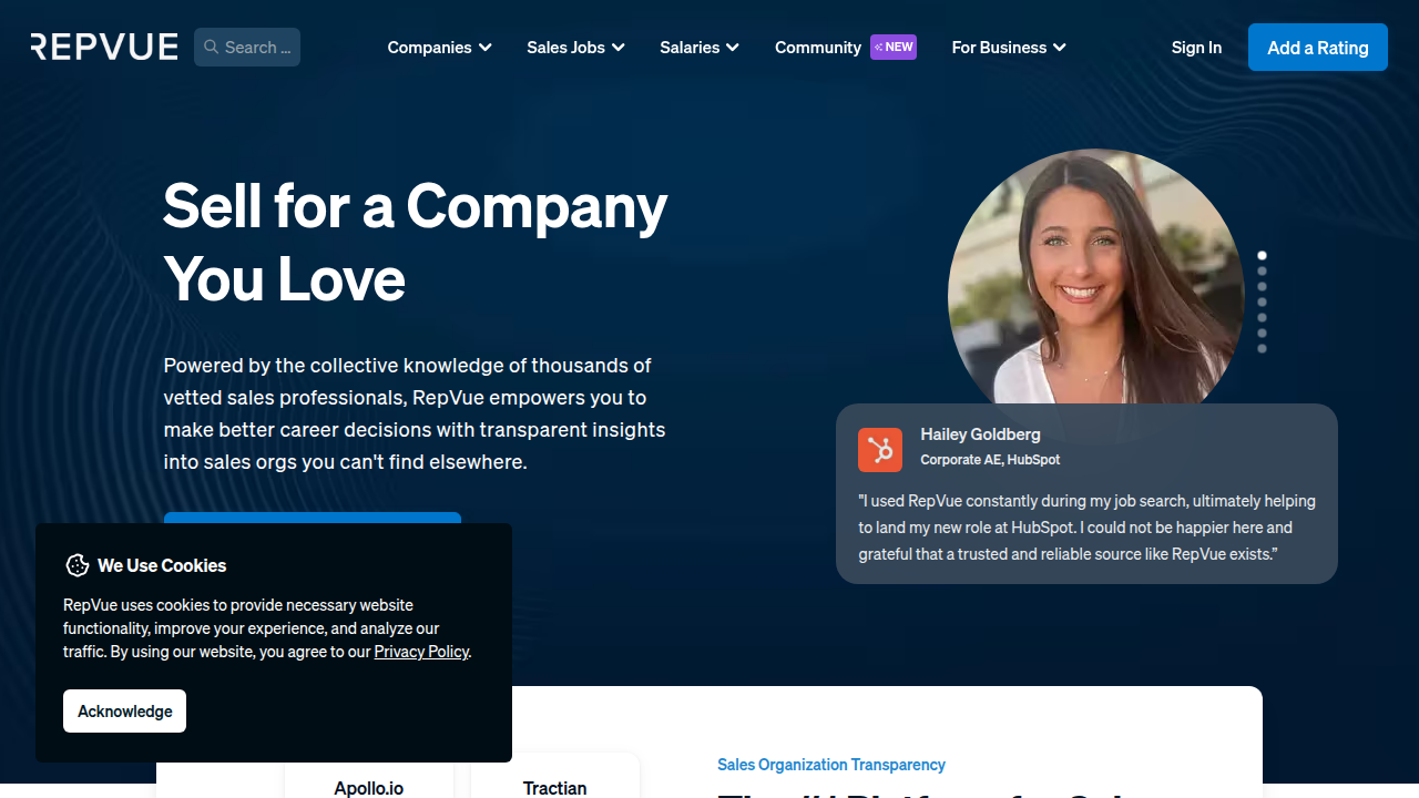 Discover salary and compensation insights for various sales roles, including Enterprise Account Executives, on RepVue.