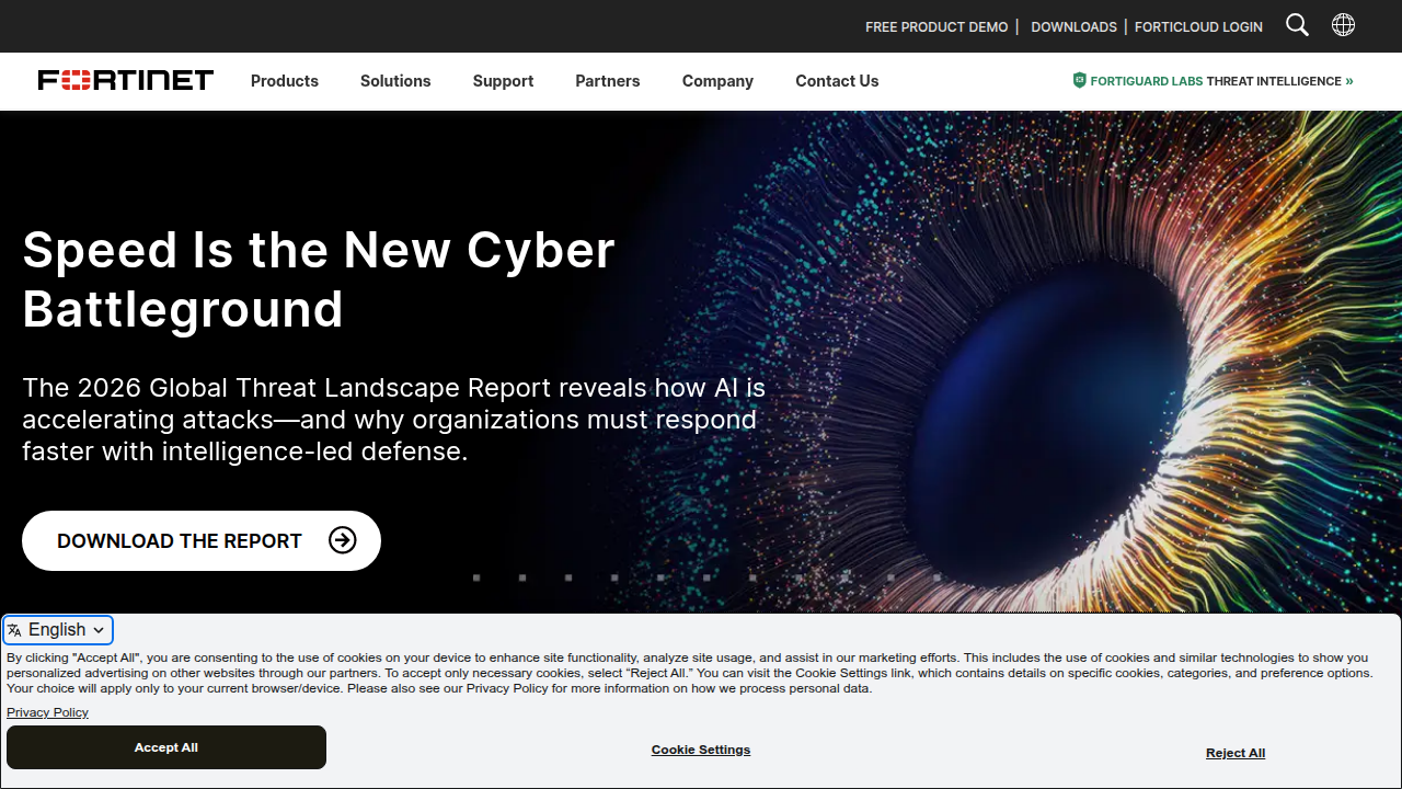 Explore Fortinet's advanced cybersecurity solutions, critical for protecting businesses against evolving digital threats.