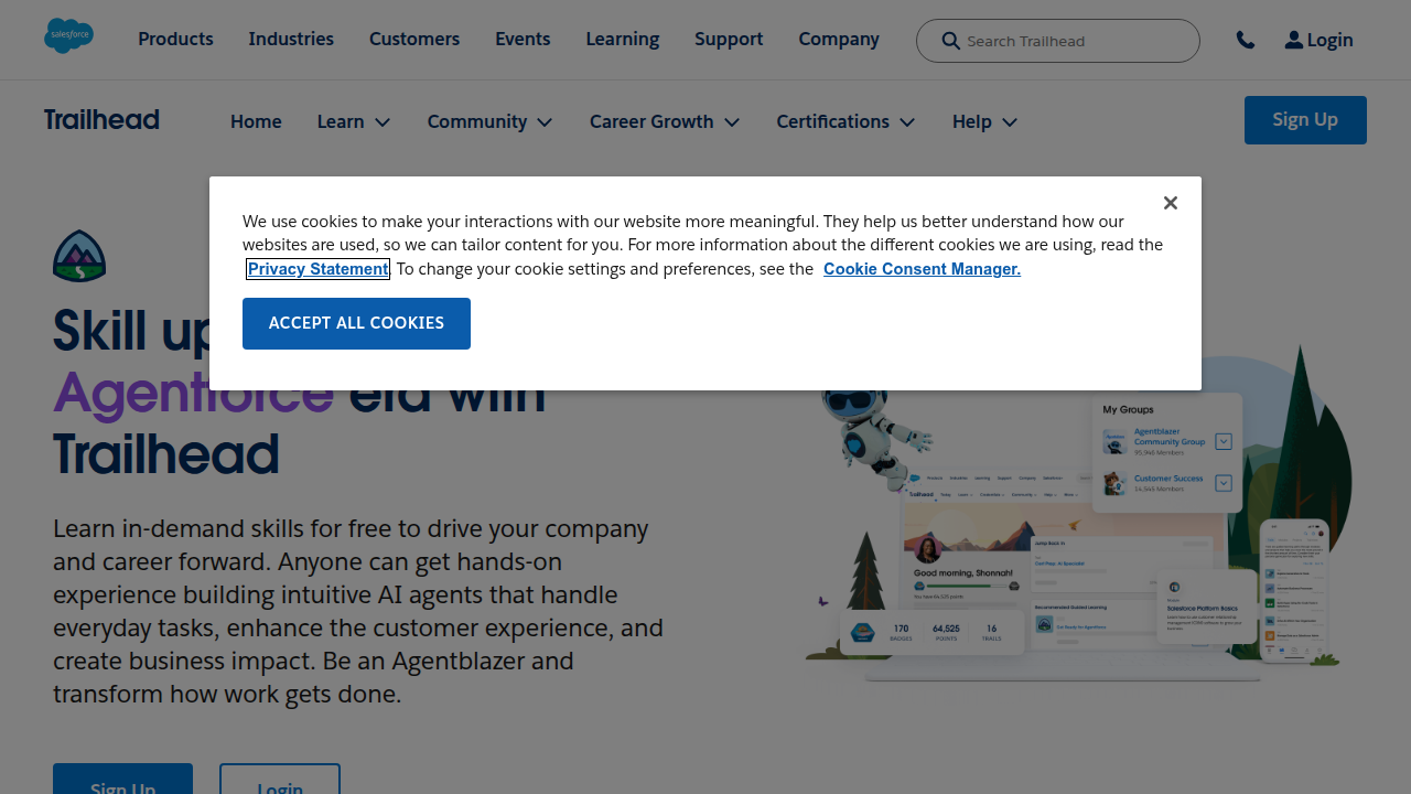 Screenshot of Trailhead/Salesforce release notes hub as the recommended source for release detail summaries.