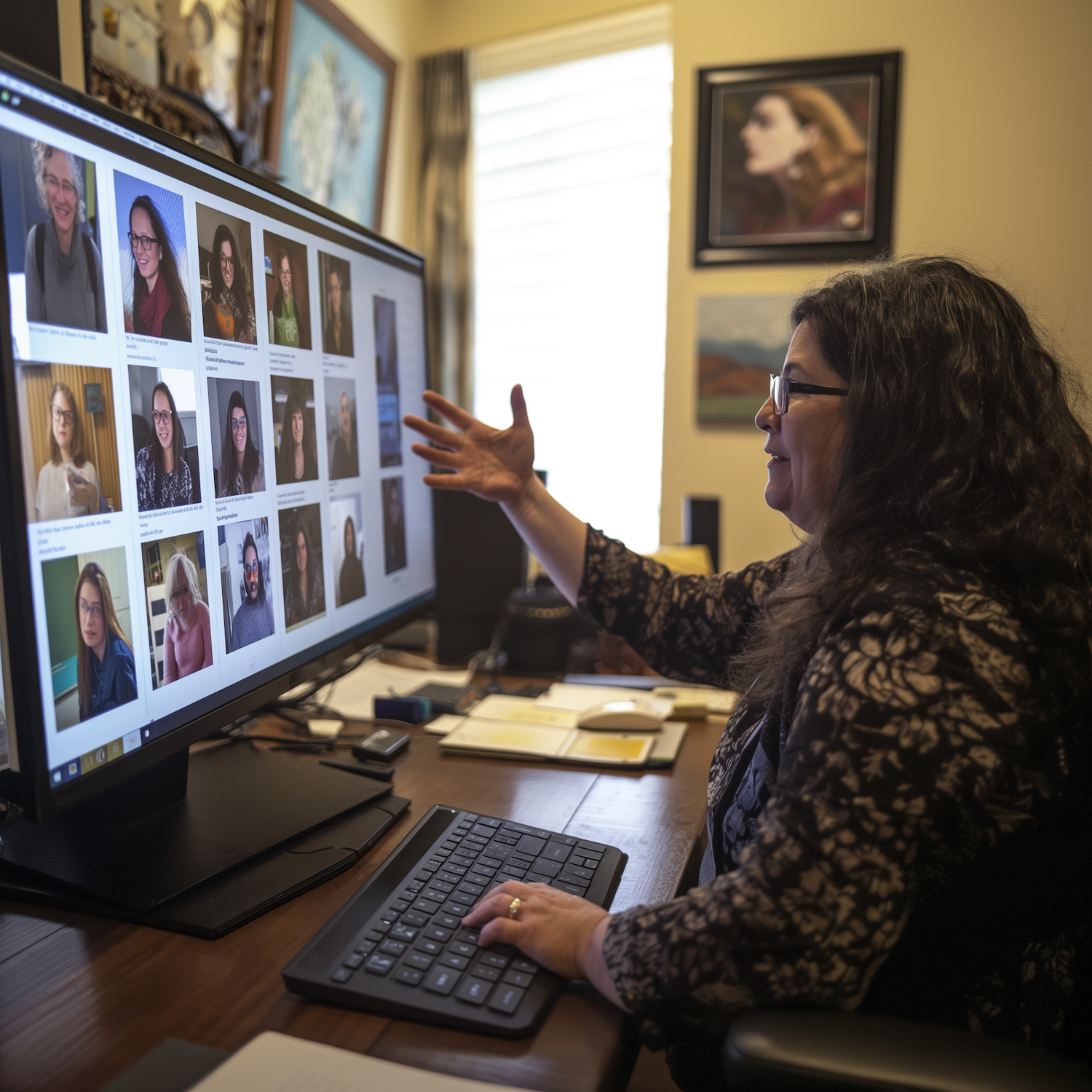 A medical device sales professional works remotely, showcasing the flexibility and impact of the role in modern healthcare.
